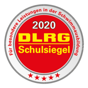 Schulsiegel der DLRG - Für besondere Leistung in der Schwimmausbildung im Jahr 2020